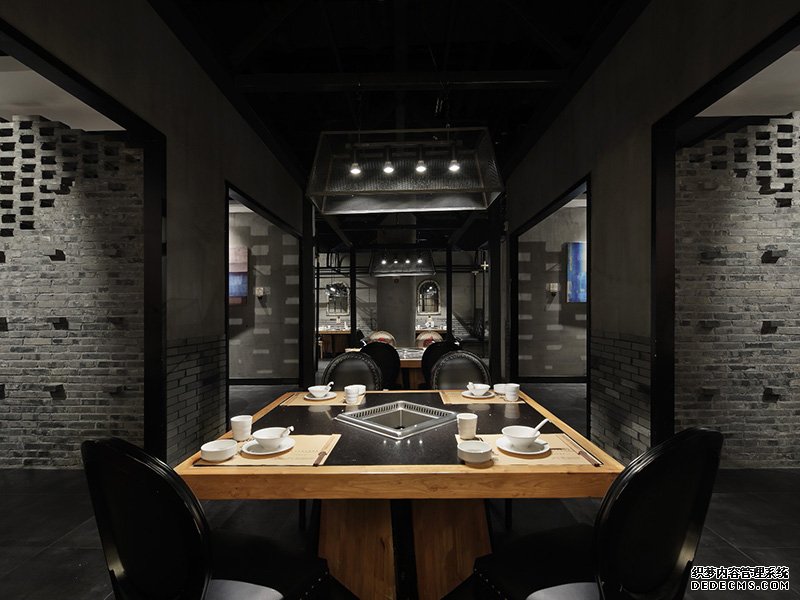 杭州臨平銀泰城養身火鍋裝修設計案例