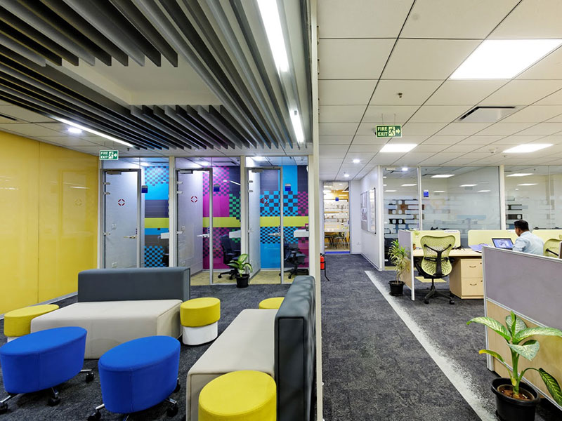 湖州智精靈科技公司辦公室裝修設(shè)計案例