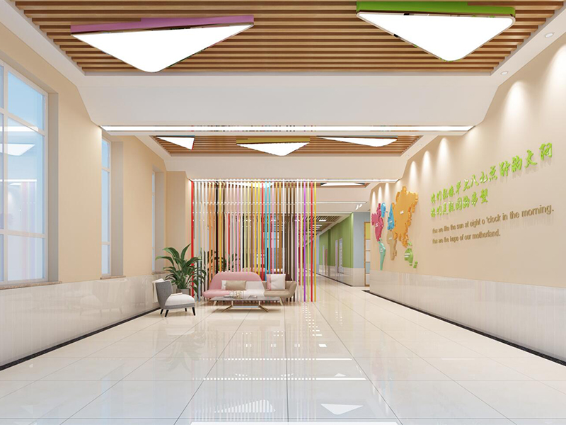 童馨幼兒園大廳裝修設(shè)計風格