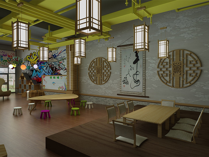 國學幼兒園裝修設(shè)計案例