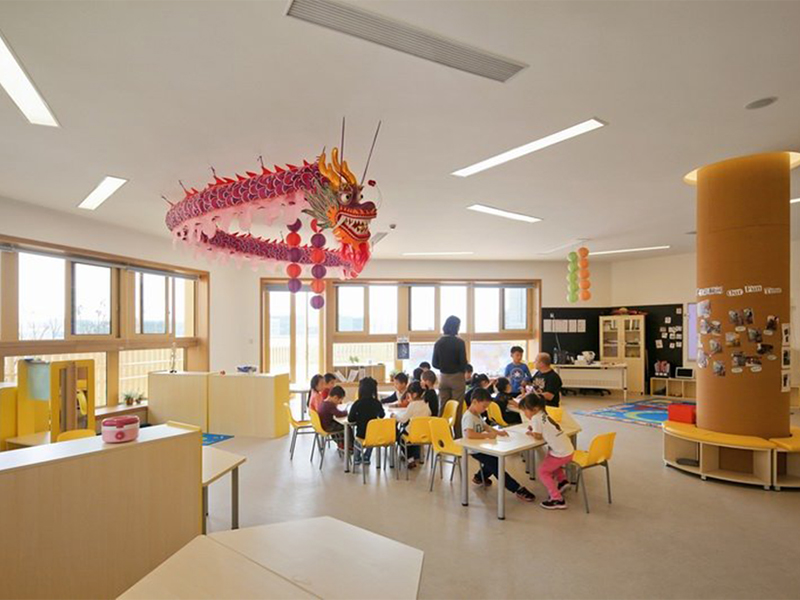 華東師范大學附屬雙語幼兒園裝修設(shè)計實景案例