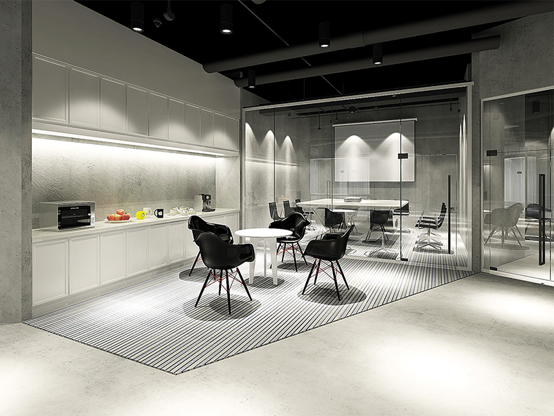 港式工業風800平米辦公室裝修設計案例