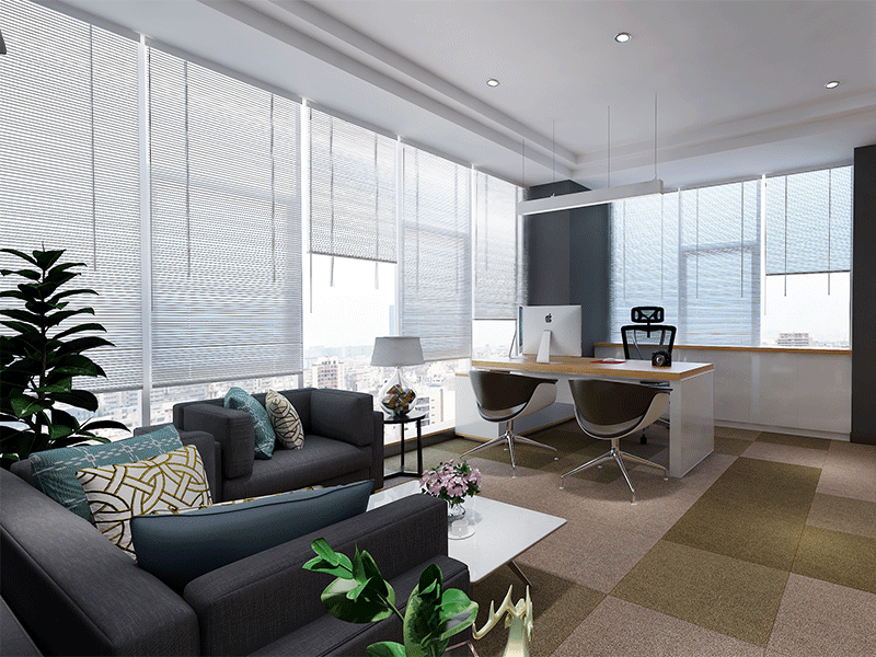 杭州480方現(xiàn)代簡約辦公室裝修設計案例