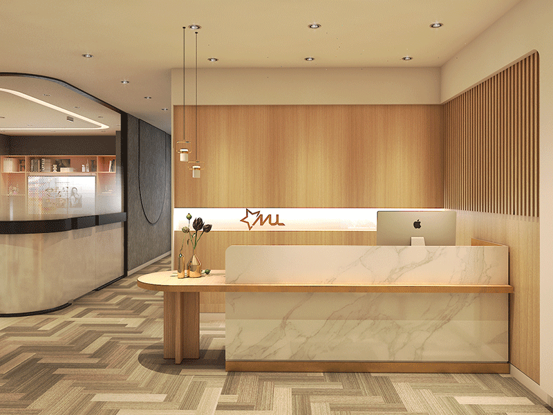 杭州430方現(xiàn)代簡約辦公室裝修設計效果圖