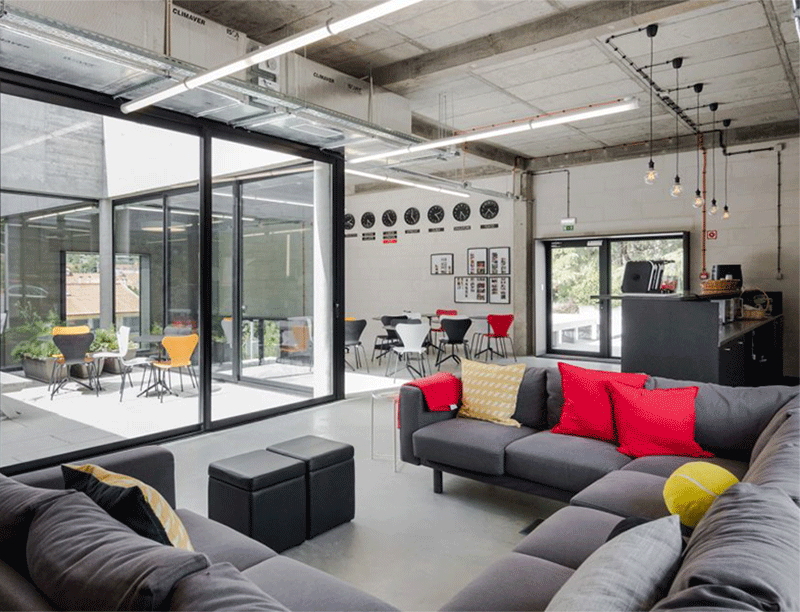 杭州675方工業(yè)風辦公室裝修設計實景圖