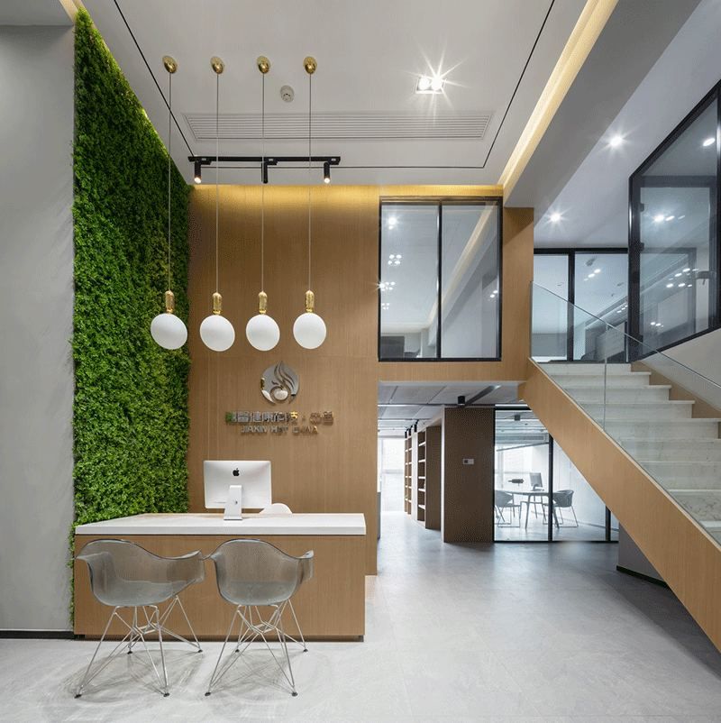 杭州醫(yī)療公司辦公室裝修設(shè)計(jì)效果