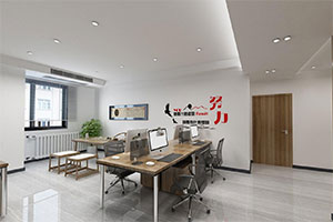 280方辦公室裝修設計全景效果圖