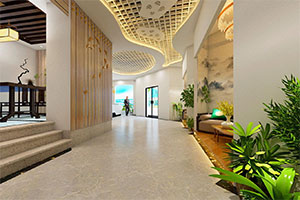 杭州680方現(xiàn)代辦公室裝修設(shè)計(jì)全景圖