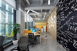 1200方創(chuàng)意辦公室裝修設計案例