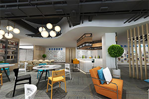 580現(xiàn)代創(chuàng)意辦公室裝修設計案例