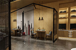 熹飯小型現(xiàn)代餐飲店裝修設計案例