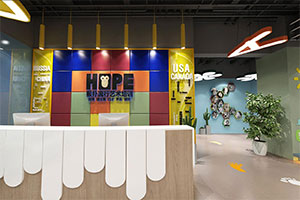 猴撲流行藝術培訓機構裝修設計全景圖