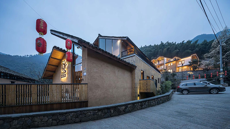 杭州倚云山舍民宿設(shè)計裝修設(shè)計案例